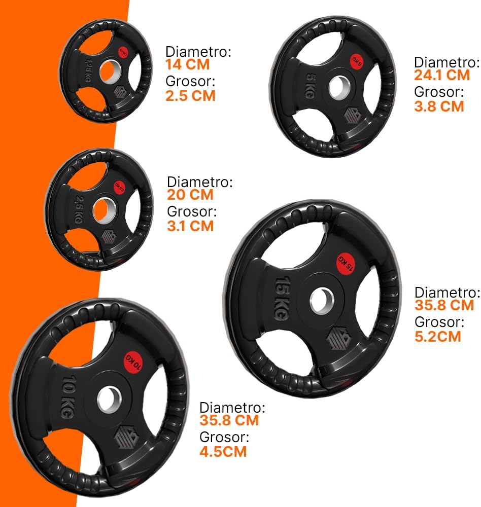 Combo de discos 30mm (40kg)