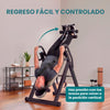 Tabla de inversión plegable con 4 posiciones y soporte lumbar